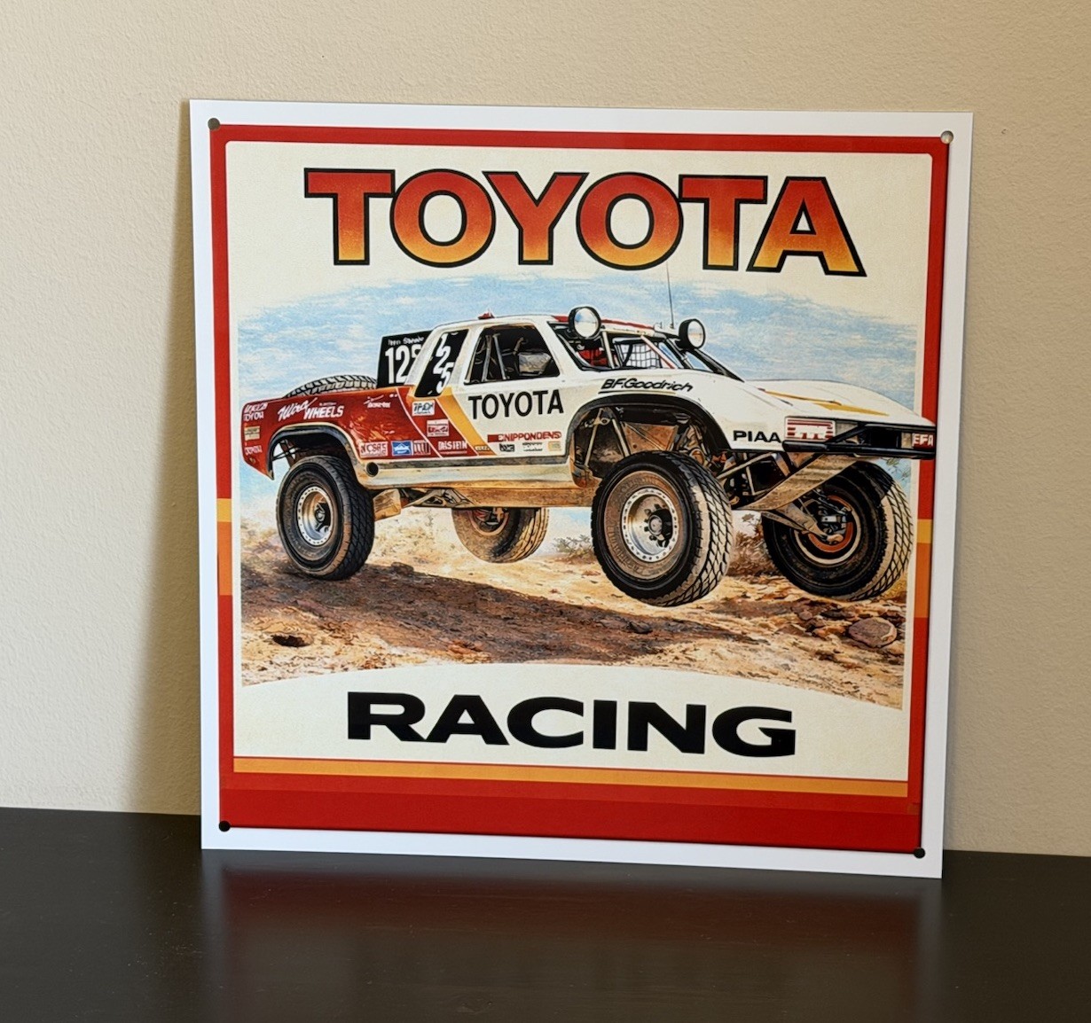 Steward Racing Off-road Baja Toyota Truck Racing 12 Inches  High Quality  Sign