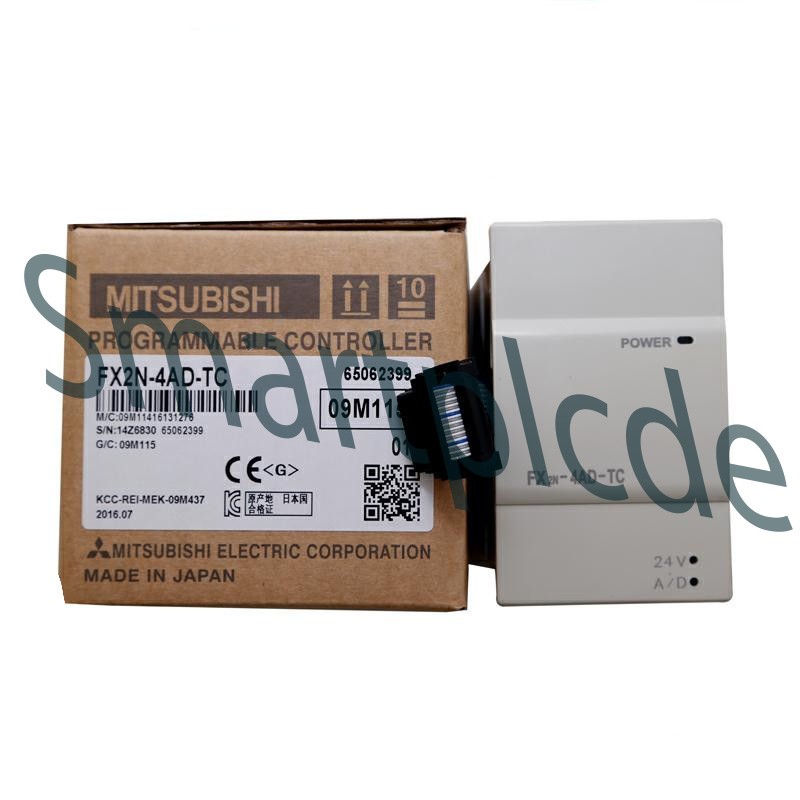 1Pcs New FX2N-4AD-TC Thermocouple Temperature Input Module