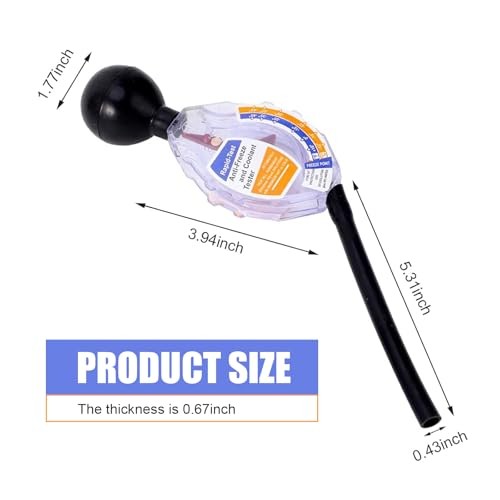 High Accuracy Dial Coolant Hydrometer Tester for Antifreeze