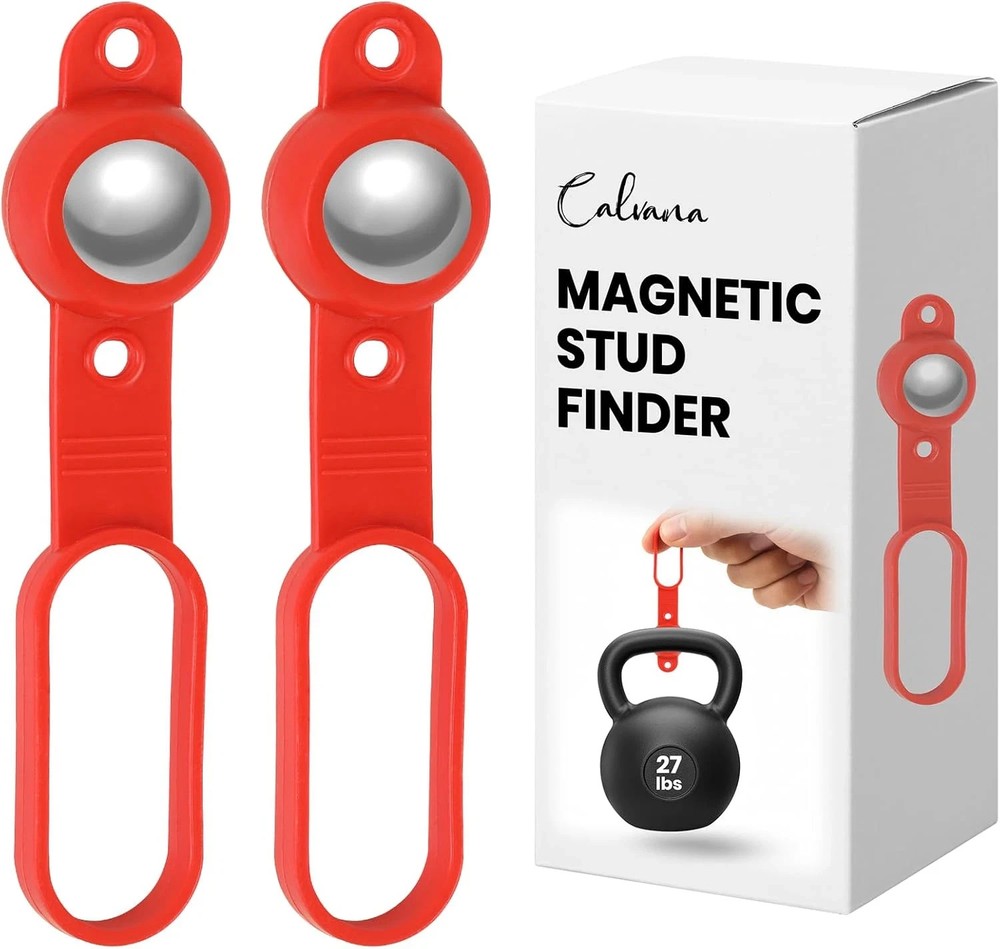 (2-Pack) Magnetic Stud Finder - 27 Lbs of Pull Power Stud Ball, Detects Nails,