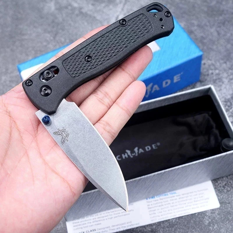 Benchmade - Bugout 535 EDC knife, equipped with black CF-Elite handle USA
