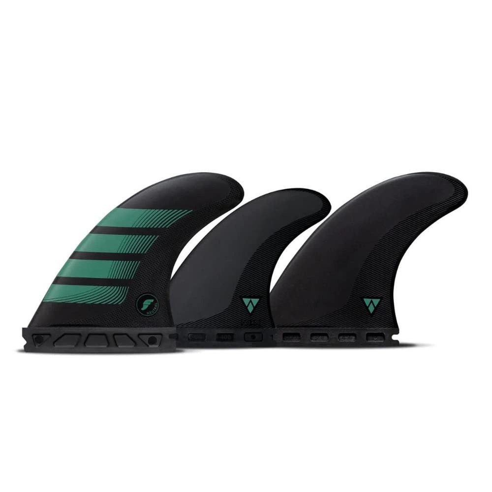 F6 Alpha 5-Fin Set Carbon-Teal M