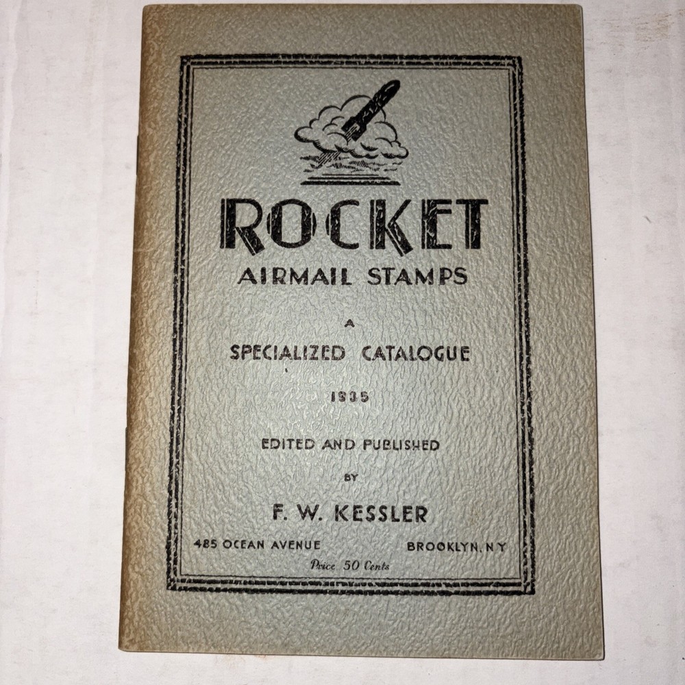 Rocket Airmail Stamps a specialized catalogue 1935 by kessler