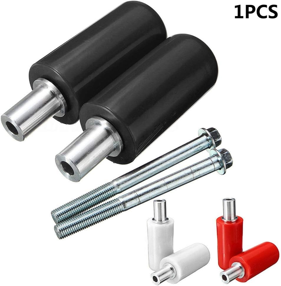 1 Pair Frame Sliders for Motorcycle Practical Anti Crash Protector Black, 5x10cm