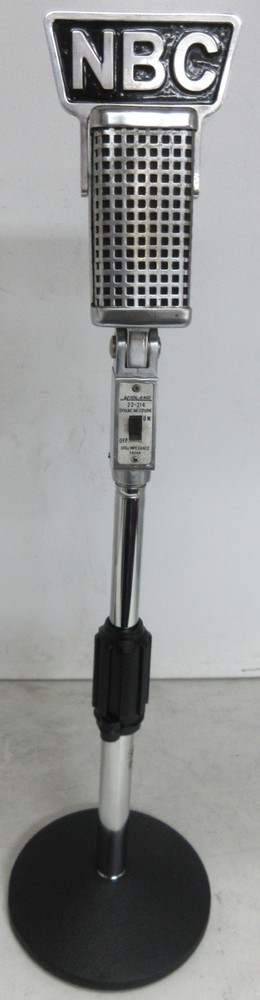 Midland Dynamic Table Microphone with "NBC" marque