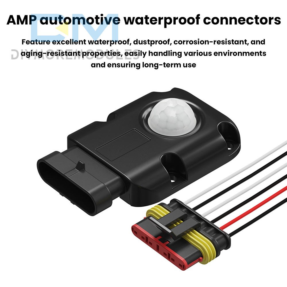 DC6-24V Infrared PIR Motion Sensor Detector LED Outdoor Waterproof Sensor Switch