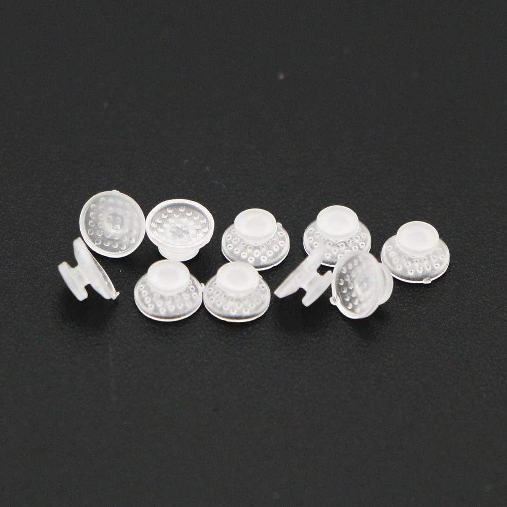 Dental Orthodontic Ceramic Clear Lingual Button Bondable Round Base 10 Pcs/Pack