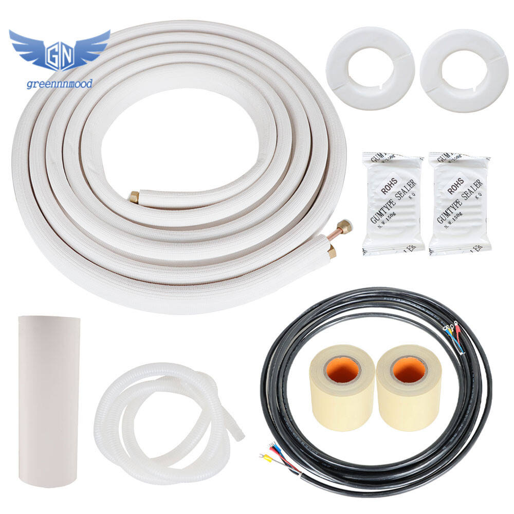3/8"-5/8" Dia. Install Kit Suitable For Mini Split Heat Pump Systems 25 Feet