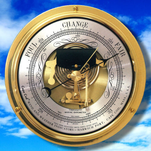Cape Cod Brass Barometer