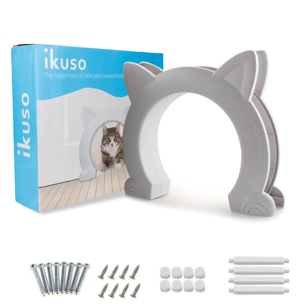 Interior Cat Door for Indoor Doors Pet Access Panel