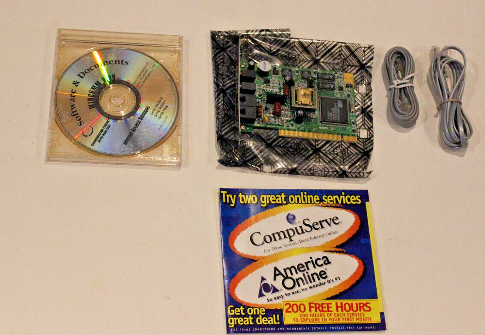 Jaton WINCOMM V90 Modem Card NOS