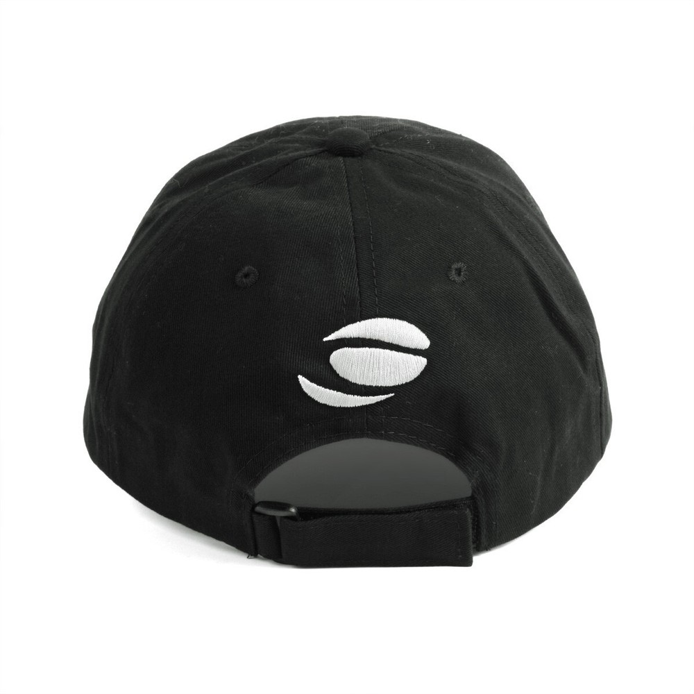 Orlimar Golf Adjustable Casual Hat - Black / White Golf Hat