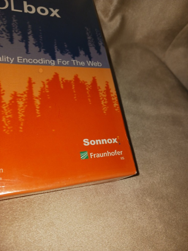 New / Unopened Sonnox Fraunhofer Codec TOOLbox Song Mastering Encoding