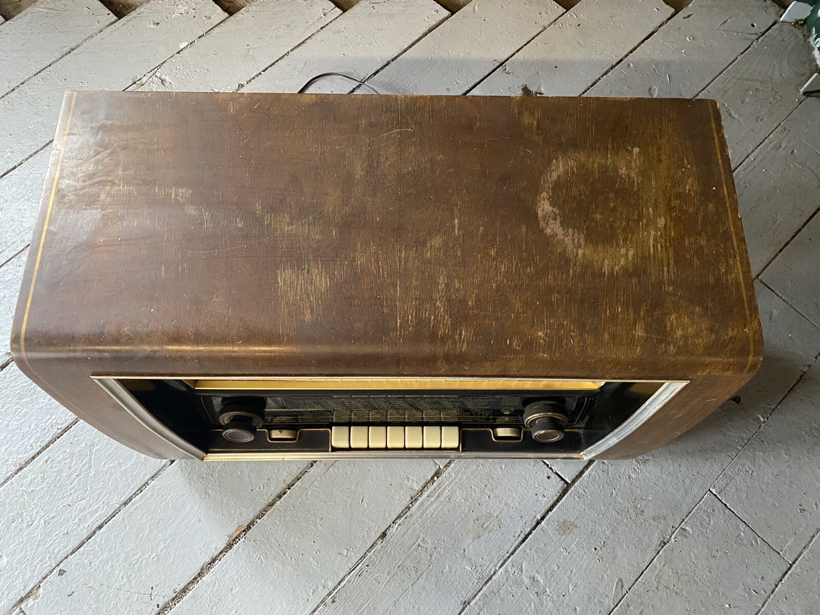 Nizza 3D H1054 3 Lautsprecher Radio Works!! 1954-55