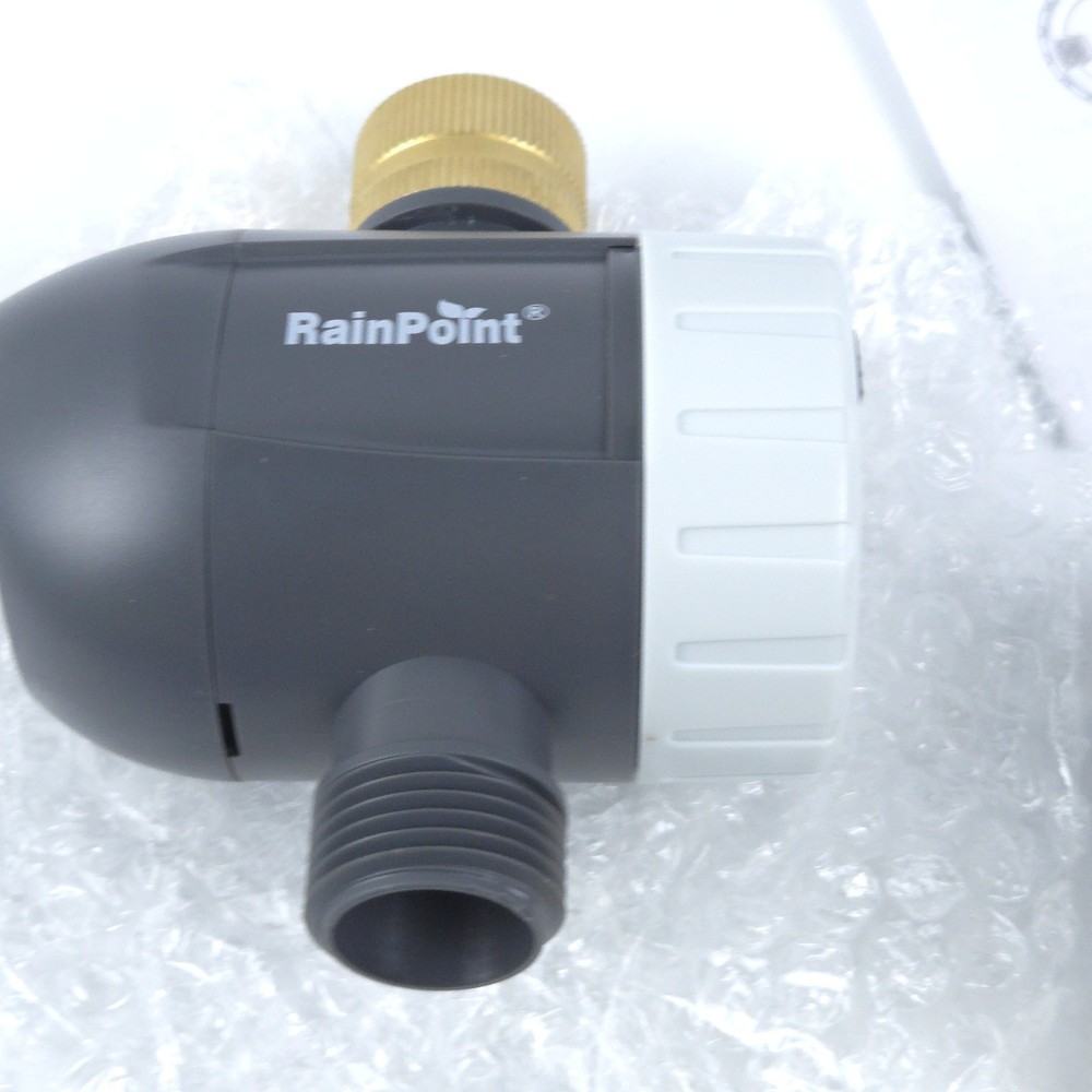 RAINPOINT TTV102B 1-Zone WiFi Irrigation Timer Water Timer Brass