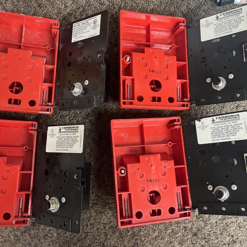 CERBERUS PYROTRONICS MSI-10B MANUAL PULL STATION Single Action