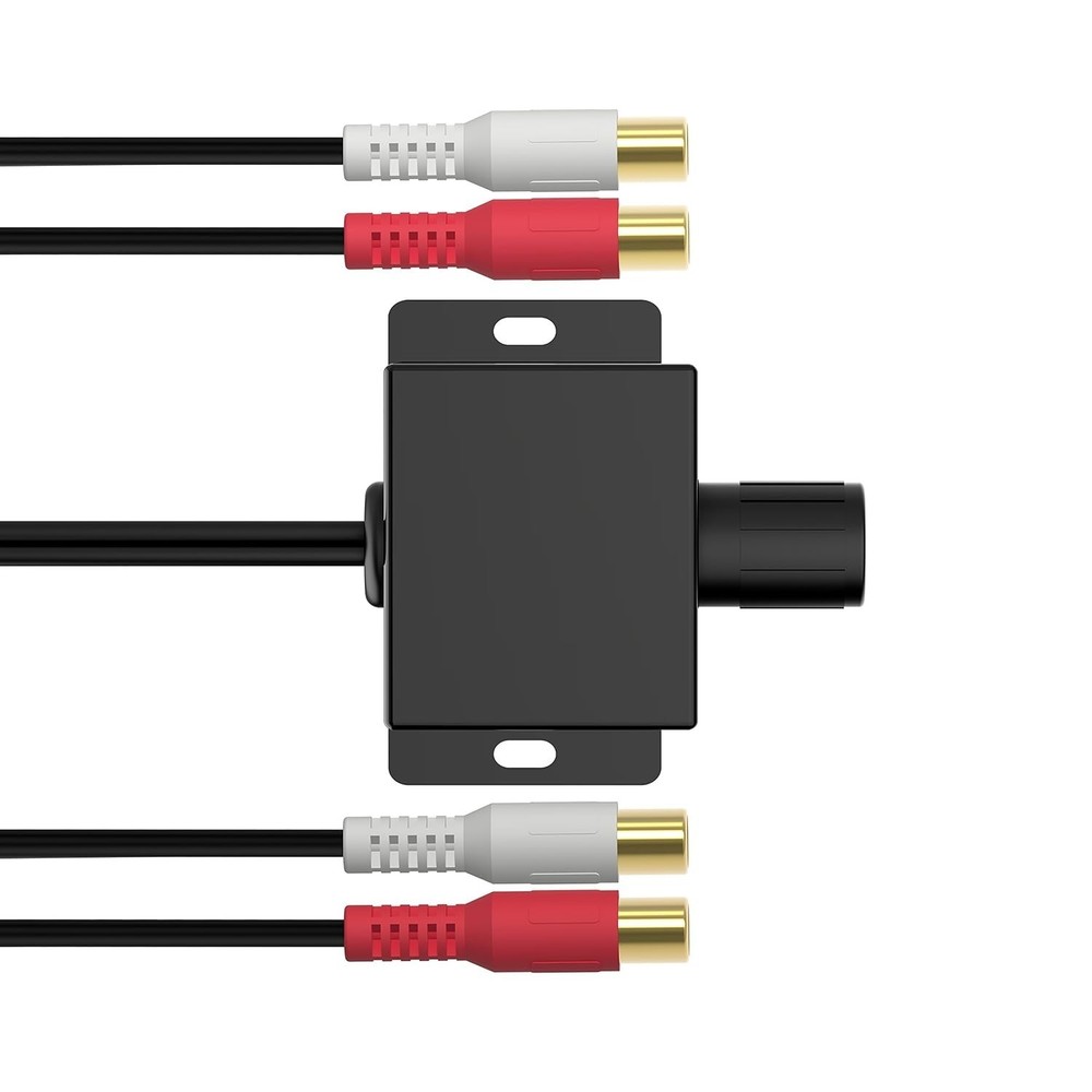 Enhance Your Audio with Universal RCA Remote Amp Level Controller - Easy Install