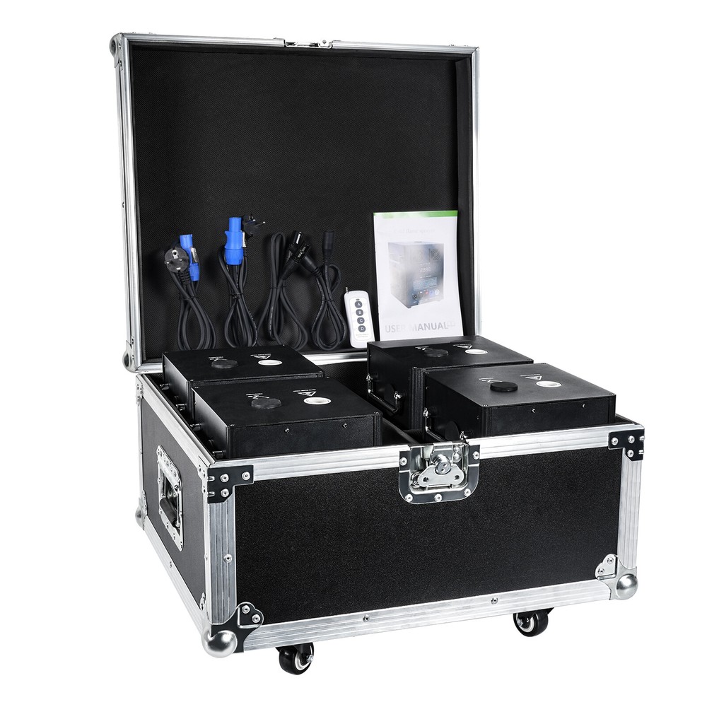 U`King 4PCS Cold Spark Machine 700W Stage Effect DMX Firework DJ Event Wedding