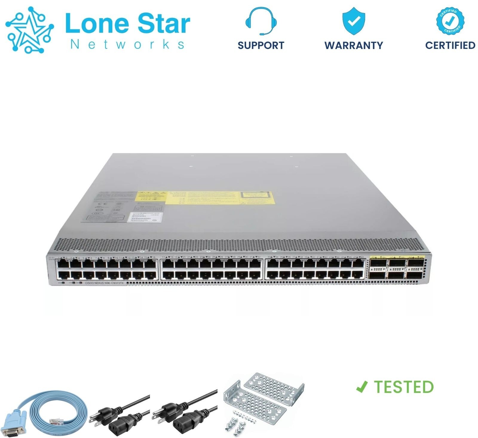 Cisco N9K-C9372TX Nexus 9300 48-Port 10G-40G QSFP+ Warranty