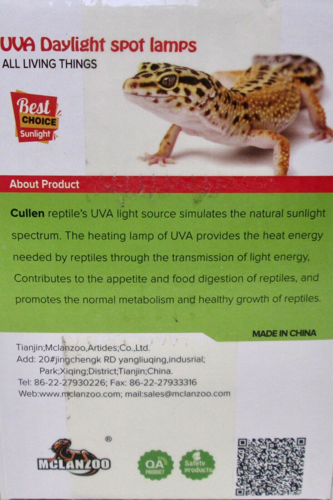 NEW/SEALED 2 PACK 75W REPTILE BASKING BULBS