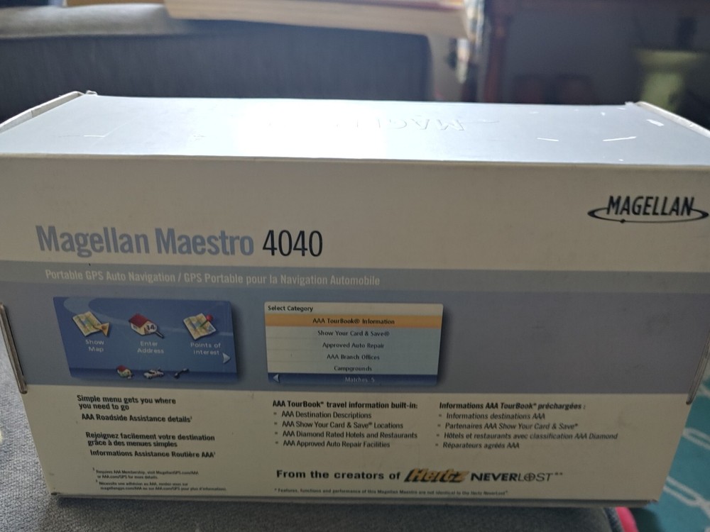 Magellan Maestro 4040 Portable GPS Auto Navigation 2007