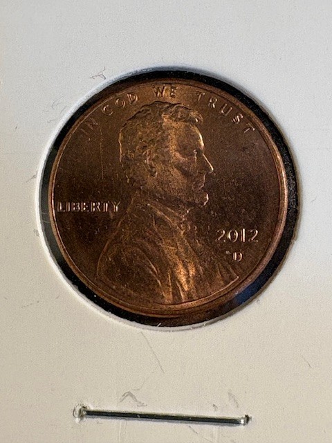 2012 D Lincoln Shield Cent MS