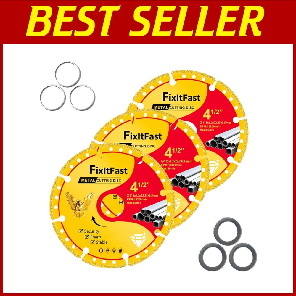 4.5" Diamond Cut Off Wheel for Angle Grinder