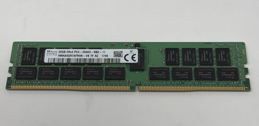 Hynix 32GB 2Rx4 PC4-2666V-RB2-11 ECC Server RAM Memory