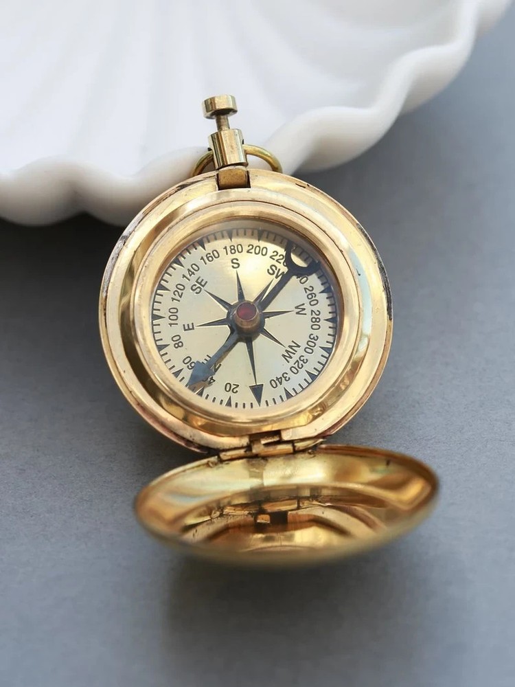 Personalized Engraved Vintage Compass, Working Compass