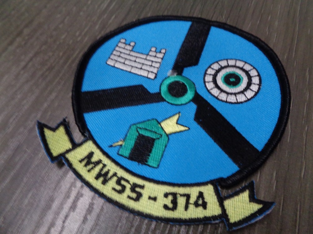 USMC Marine Wing Support Squadron 374 MWSS-374 Patch 5/1/25 variant 2
