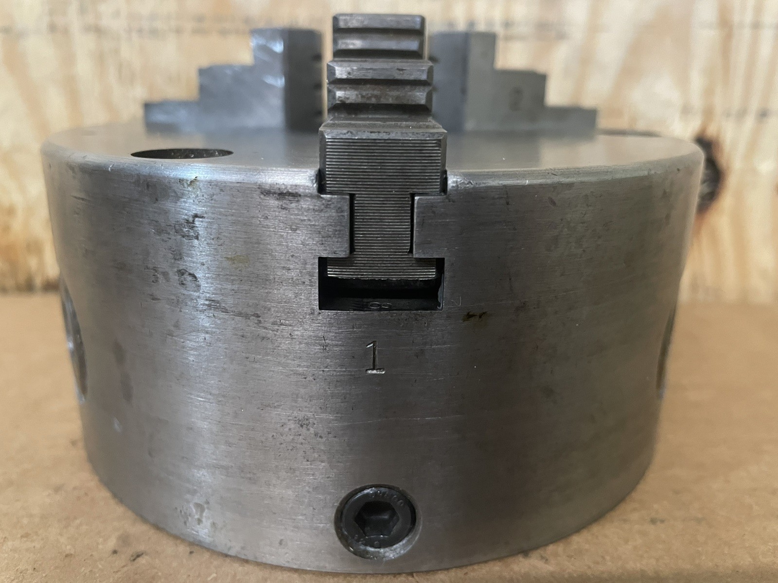 YUASA 5" 3 JAW LATHE CHUCK PLAIN BACK / ACCU-CHUCK