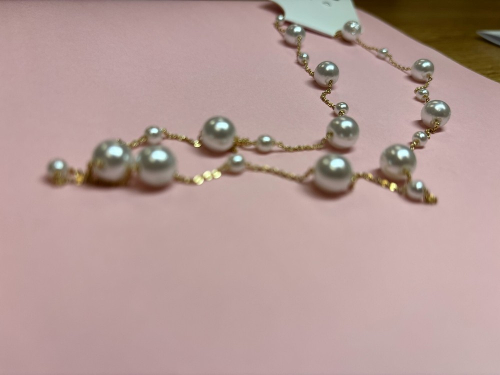Pearl Link Gold Necklace