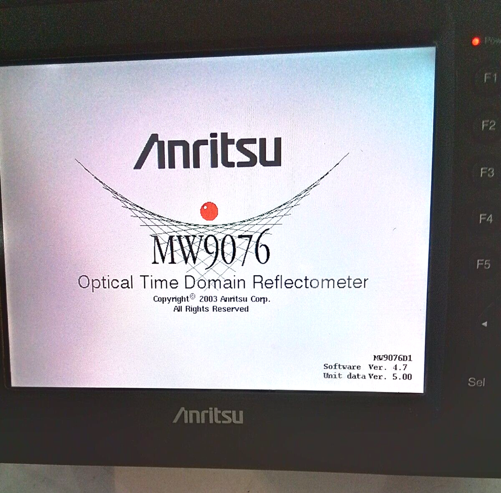 Anritsu MW9076D1 Optical time Domain Reflectometer and mainframe