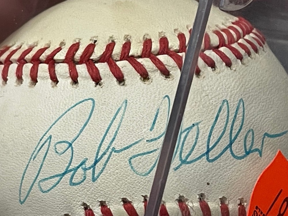 Bob Feller SIGNED AUTOGRAPHED BASEBALL
