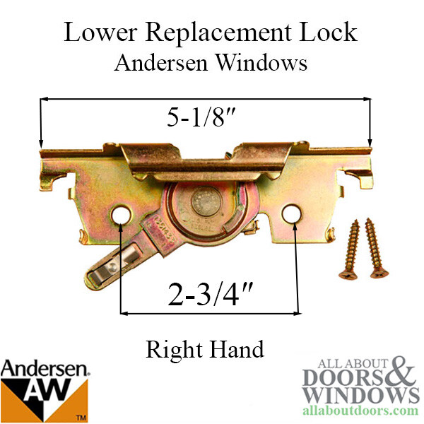Andersen Window Lock Right Hand Lower Lock For Andersen Casement Windows