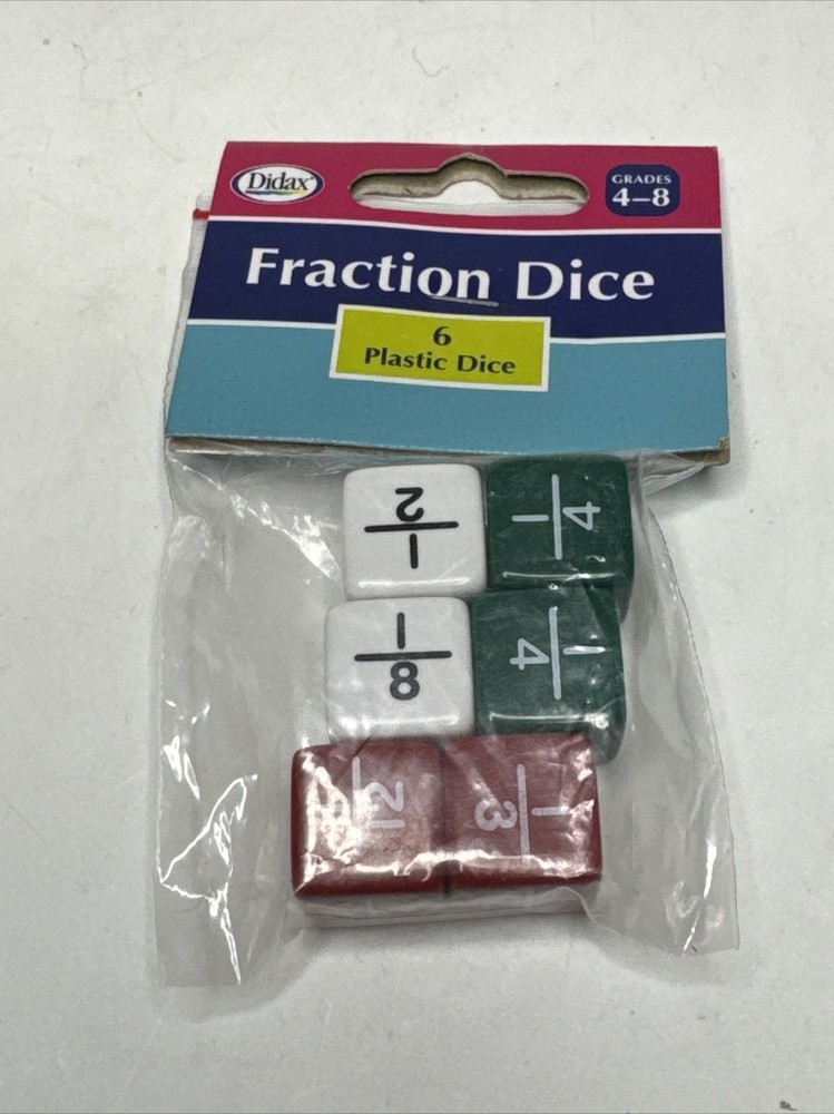 Didax Fraction Dice