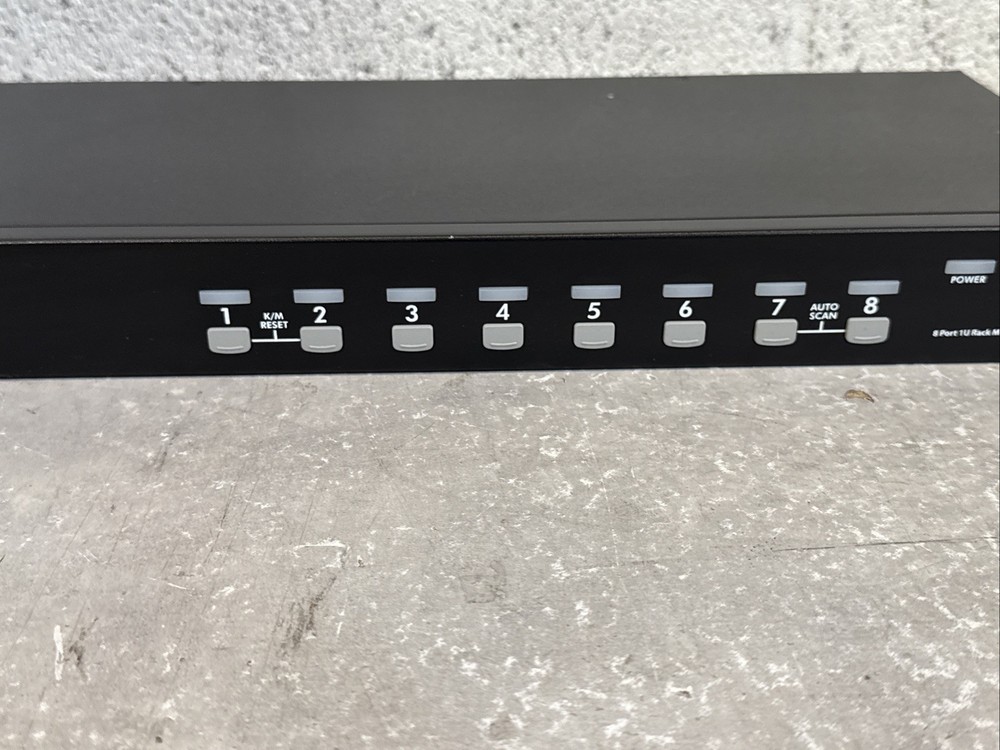 StarTech 8 Port 1U Rackmount USB VGA KVM Switch | Model: SV831DUSBU