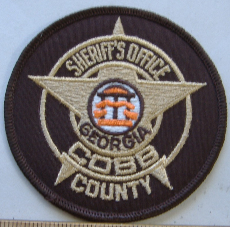 COBB  COUNTY SHERIFF   GEORGIA    FABRIC   PATCH