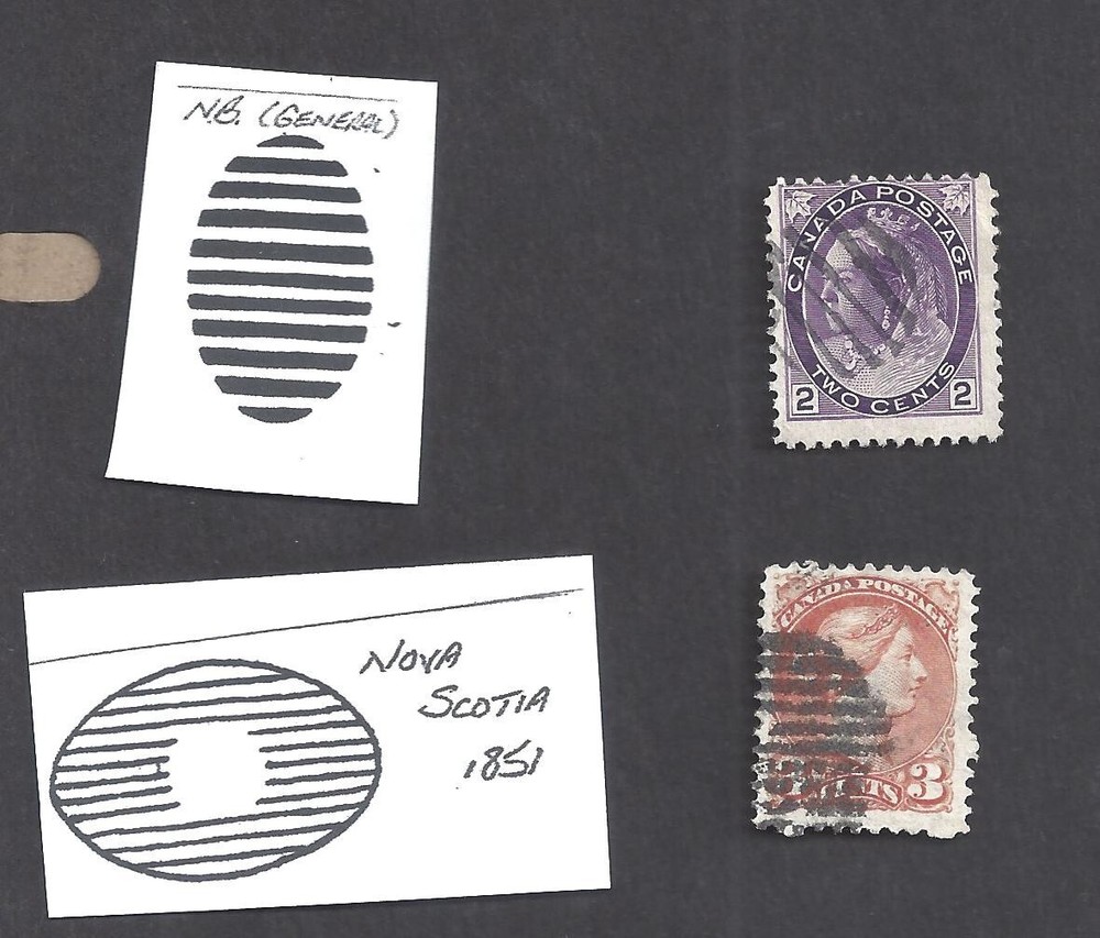 Canada # 76 &# 37 TWO OLD CANCELS BS31462