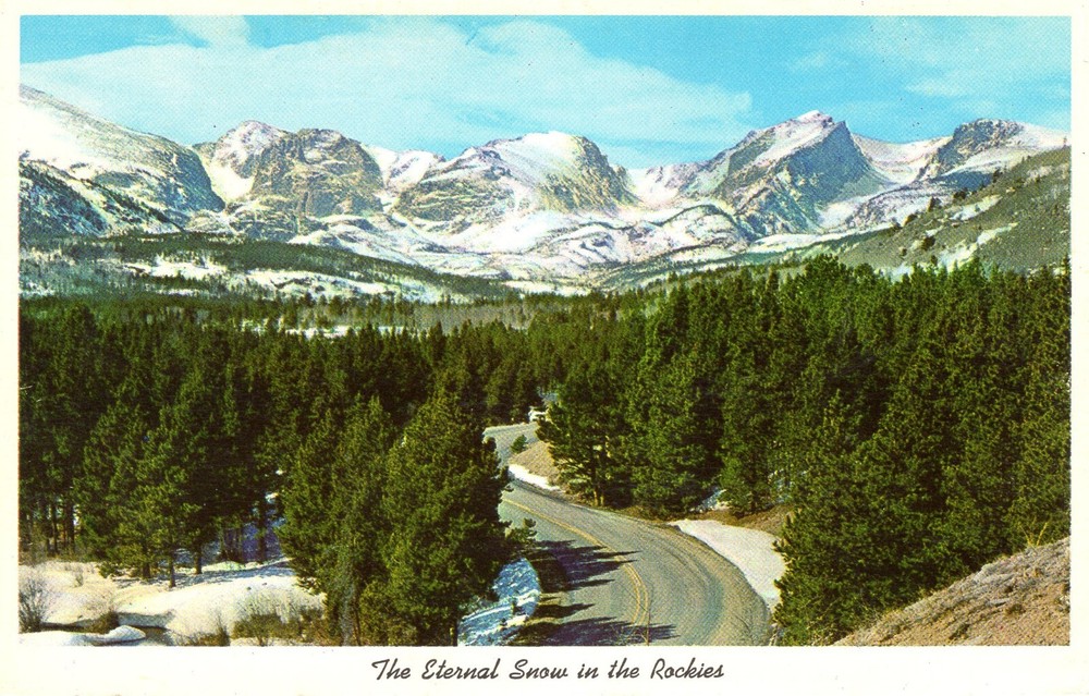 THE ETERNAL SNOW IN THE ROCKIES - PC4503