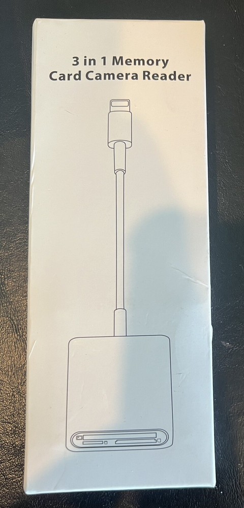 Lightning to SD/ CF/TF Card Camera Reader 3 in 1 Memory - A0062