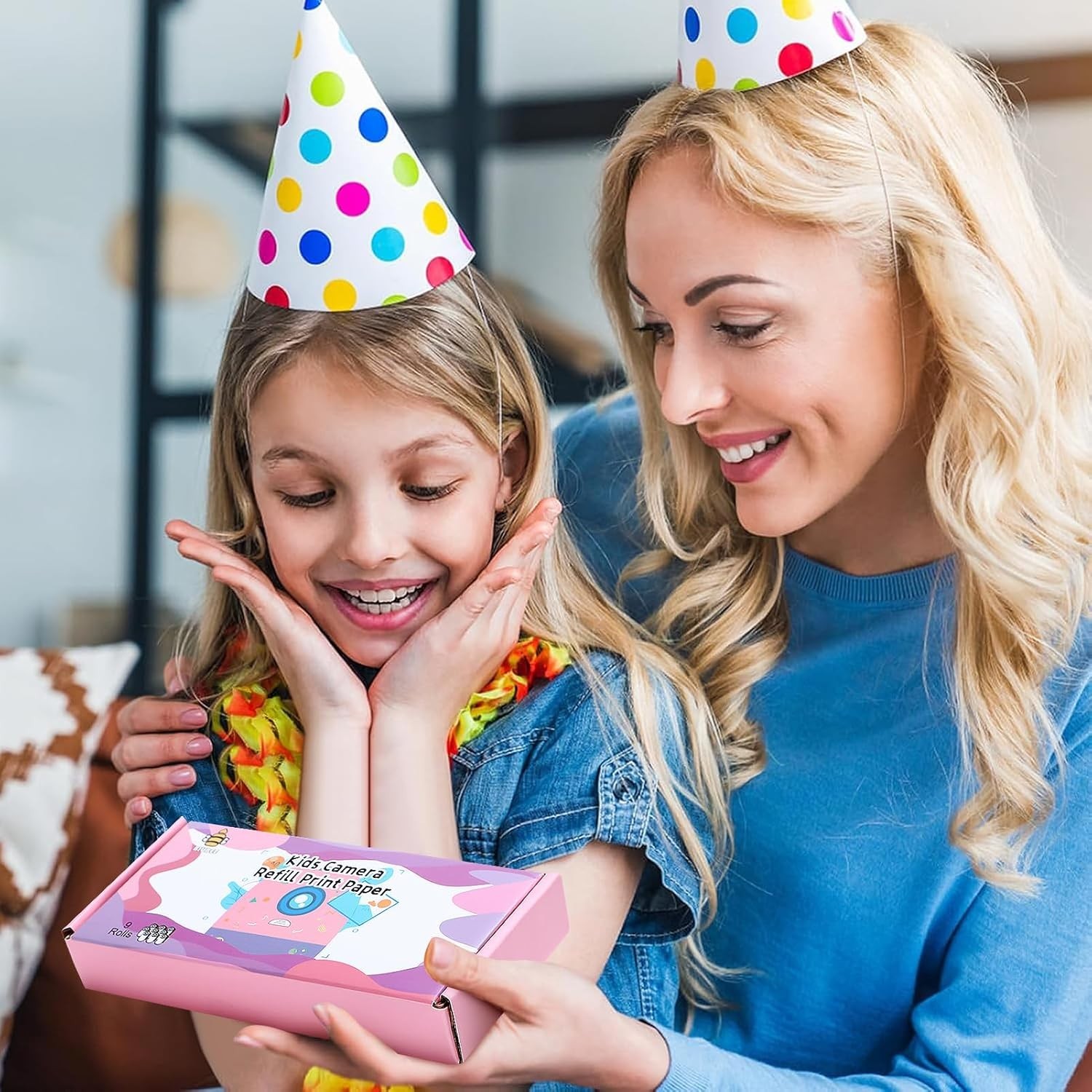 Birthday Gift: 9 Rolls Kids Thermal Paper for Instant Cameras - Doodle & Capture