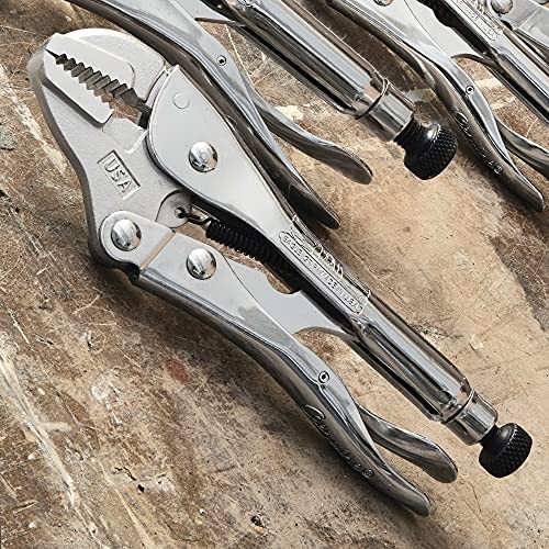 Eagle Grip by Malco LP7WC 7 In. Curved Jaw Locking Pliers with Wire Cutter
