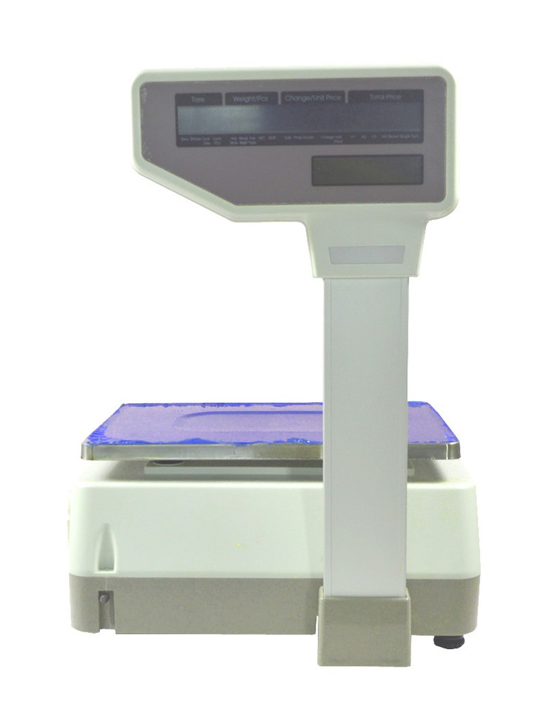 Supermarket Digital Price Computing Scale Thermal Printer 110V 30lb