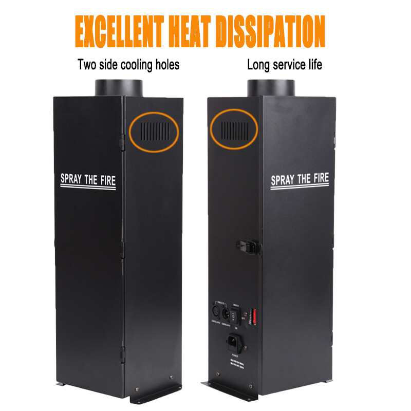 2Pack Fire Machine Stage Effect DMX Flame Thrower Flame Projector DJ Disco Party