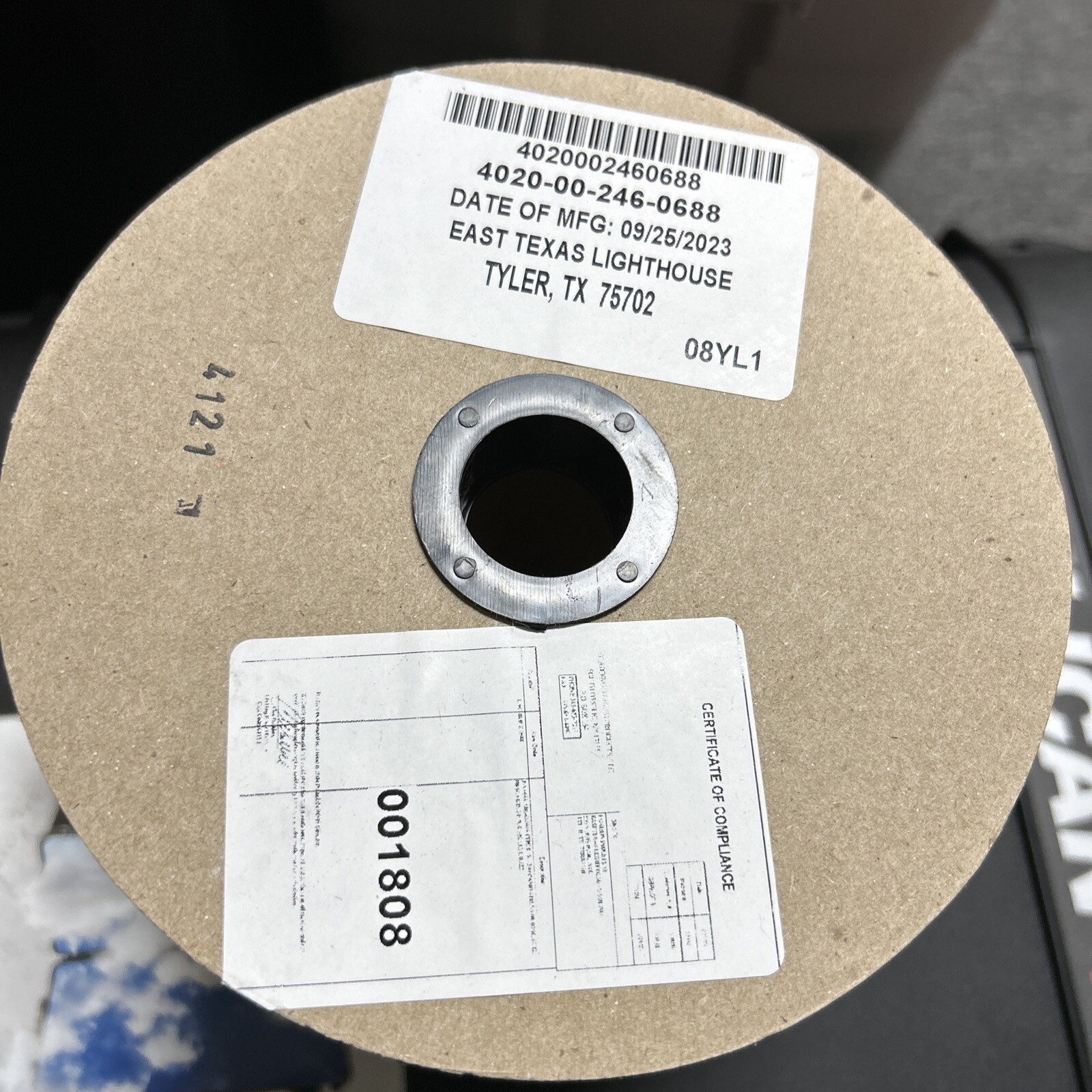 1200 feet Camo Green Nylon Cord Spool Brand New