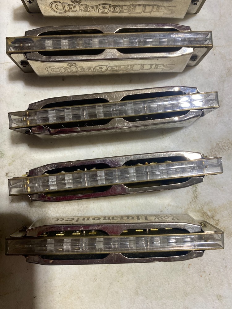 Kay Chicago Blues Harmonica 7 pc Set In Case