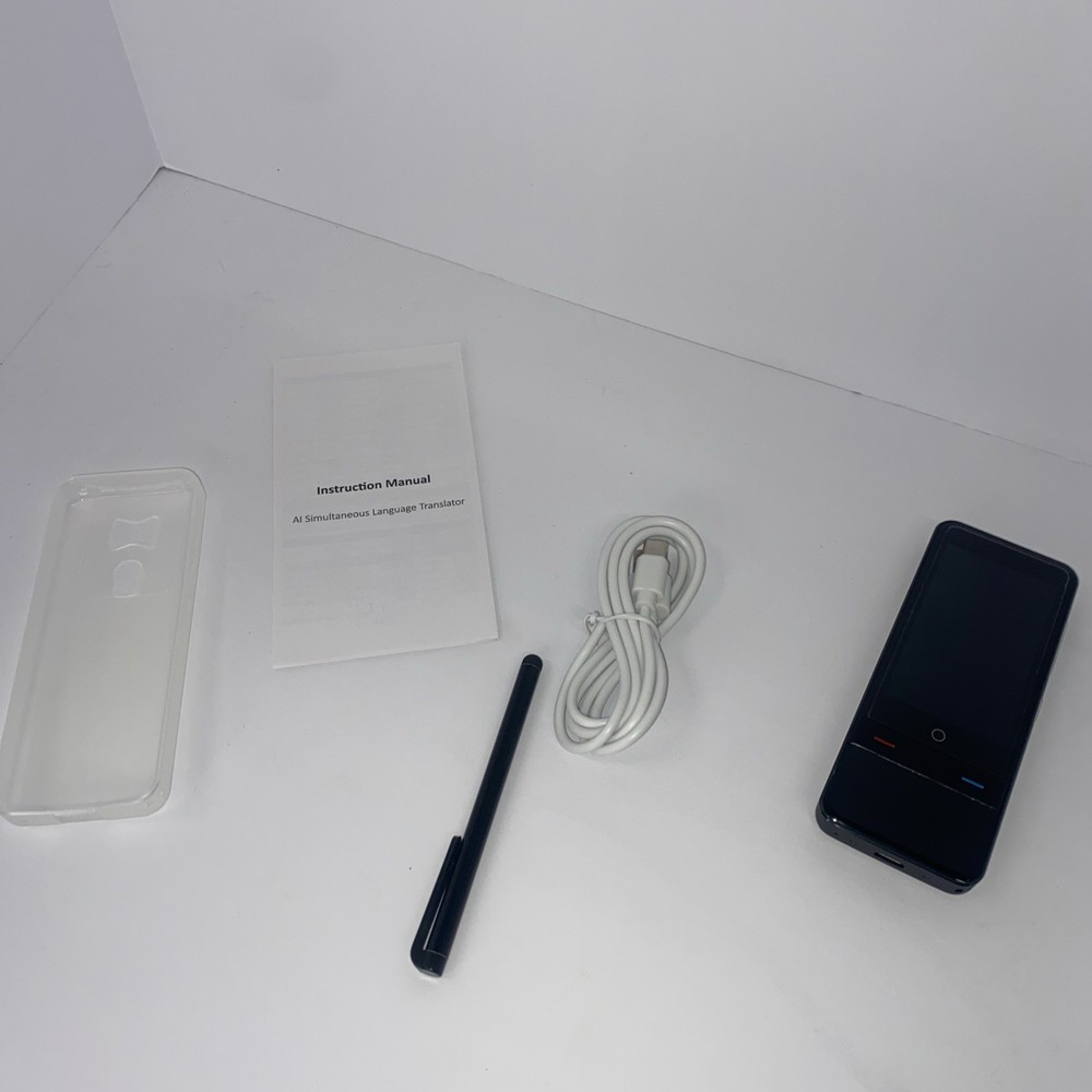 AI Translator Smart Language Translation Device Touchscreen Handheld 2-Way Voice