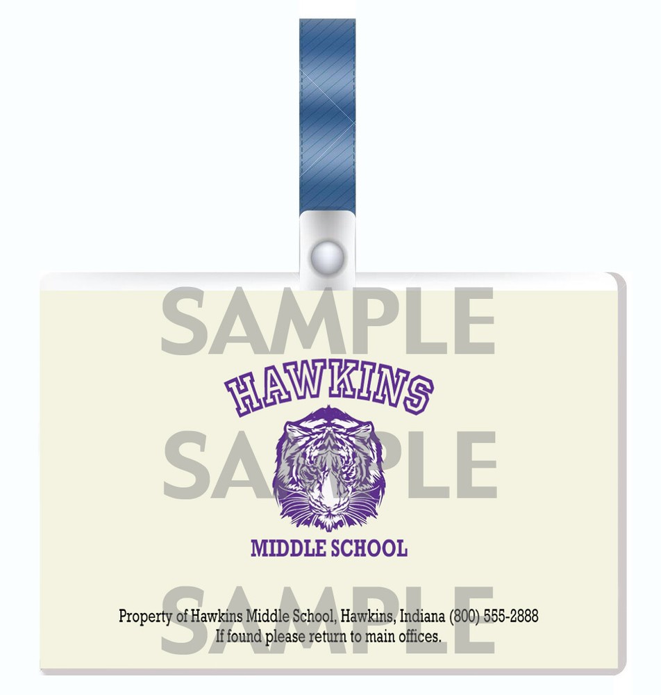 STRANGER THINGS Lewis Sinclair cosplay I.D. Badge