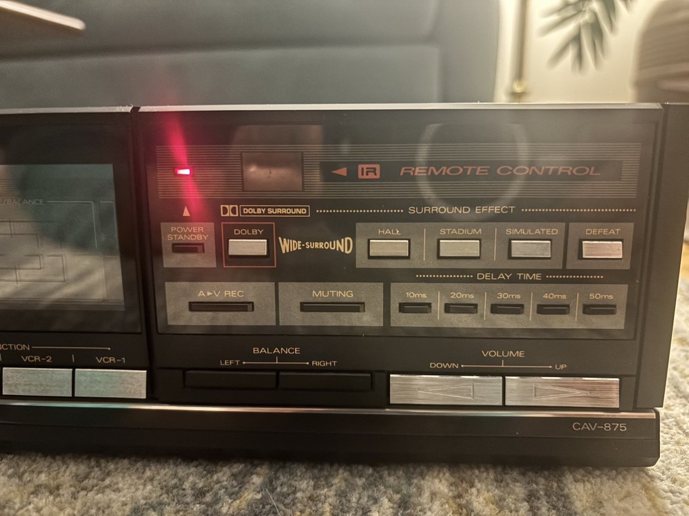 Fisher CAV-875 Integrated Stereo Amplifier TESTED WORKING